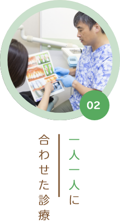02 一人ひとりに合わせた診療